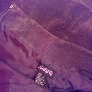 NWT Spoiled Girl suede skirt